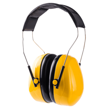 Protective construction headphones symbolizing advanced vibration and noise monitoring solutions, ensuring compliance and safety on project sites.
